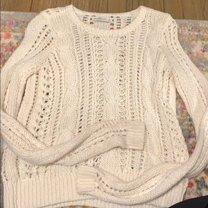 Abercrombie Off-white size small sweater